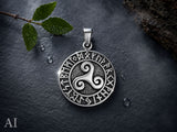 Anhänger 328 Triskele - Silber