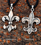 Fleur-de-Lis 184 mit Schlangenkette - Silber