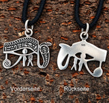 Auge des Horus 370 mit Schlangenkette - Silber