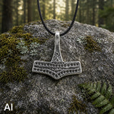 Anhänger 76 Thorshammer - Silber