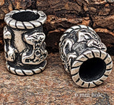 Bartperle Thorshammer 6mm - Silber
