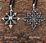 Chaosstern 60 mit Schlangenkette - Silber