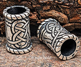 Bartperle Keltenknoten 6 mm - Silber