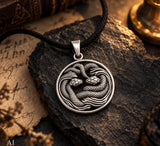 Schlangen 41 mit Schlangenkette - Silber