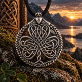 Shamrock 103 mit Korbkette - Silber