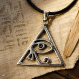 Auge des Horus 262 mit Schlangenkette - Silber
