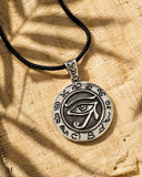 Auge des Horus 179 mit Panzerkette - Edelstahl