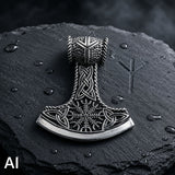 Anhänger 379 Thorshammer - Silber