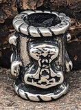 Bartperle Thorshammer 6mm - Silber