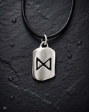 Anhänger 157 Rune Dagaz - Silber