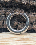 Klappcreole silbern 10mm- Edelstahl kcsi07