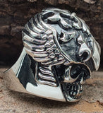 Ring Totenkopf, Gr. 60-71 (tk20) - Edelstahl