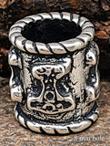 Bartperle Thorshammer 8 mm - Silber