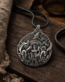 Tyr mit Fenrir 398 mit Schlangenkette - Silber