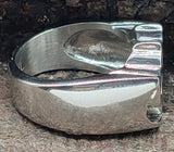 Ring Schlagring Gr. 56-72 - Edelstahl