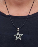 Anhänger 452 Pentagramm - Silber