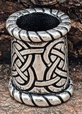 Bartperle Keltenknoten 8 mm - Silber