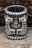 Bartperle Thorshammer 8 mm - Silber
