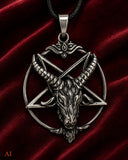 Pentagramm 230 mit Korbkette - Silber