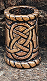 Bartperle Keltenknoten 6 mm - Bronze
