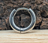 Klappcreole silbern 8mm - Edelstahl KCSI-01