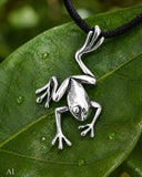 Frosch 4 mit Schlangenkette - Silber