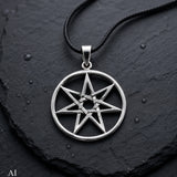 Anhänger 465 Heptagramm - Silber