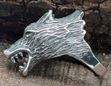 Ring Wolfskopf, Gr. 55-70 (edwo) - Edelstahl