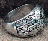 Ring Wikingerkompass, Gr. 52-75 (edwk) - Edelstahl