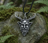 Cernunnos 360 mit Schlangenkette - Silber