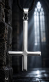 Anhänger 134 Kreuz - Edelstahl