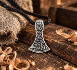 Axt 42 A mit Schlangenkette - Silber