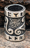 Bartperle Triskele 7mm - Silber