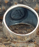 Ring Wotansknoten Valknut, Gr. 52-74 (wota1) - Silber