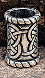 Bartperle Keltenknoten 6 mm - Silber