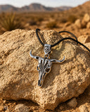Stier 36 A mit Schlangenkette - Silber