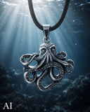 Anhänger 388 Oktopus - Silber