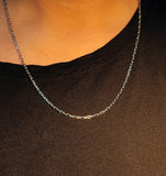 Ankerkette 2 mm - silbern - Edelstahl