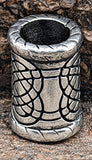 Bartperle Keltenknoten 6 mm - Edelstahl Nr. 1117