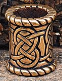 Bartperle Keltenknoten 8 mm - Bronze