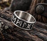 Ring Runen, Gr. 50-80 - Silber