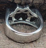 Ring Schlagring Gr. 56-72 - Edelstahl
