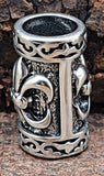 Bartperle Fleur de Lis - Edelstahl