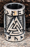 Bartperle Wotan 7mm - 2 - Silber