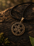 Anhänger 163 Metatrons Würfel - Bronze