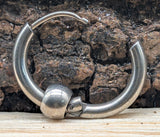 Klappcreole Silber 10 x 2,5 mm - Edelstahl kcsi11