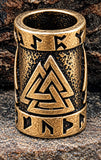 Bartperle Wotan 7mm Bronze