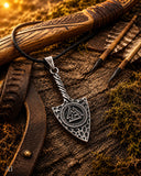Pfeilspitze 387 mit Korbkette - Silber