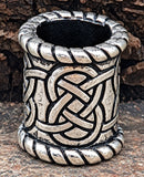 Bartperle Keltenknoten 8 mm - Silber