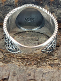 Ring Wikingerkompass Vegvisir, Gr. 54-74 (wiko 1) - Silber